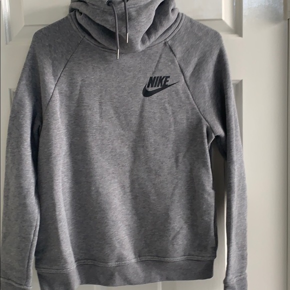 Nike Gray Hoodie Sweatshirt - Picture 2 of 5